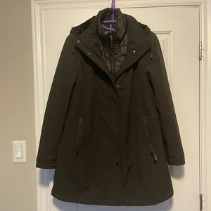 LAST CHANCE Vince Camuto Black Mid Length Waterproof Jacket XL